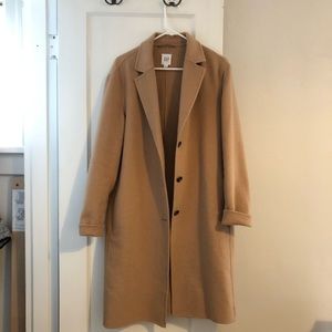 Long camel coat